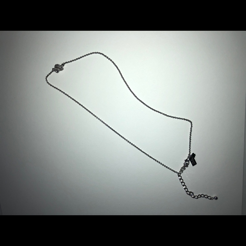 Kate Spade rhinestone knot necklace